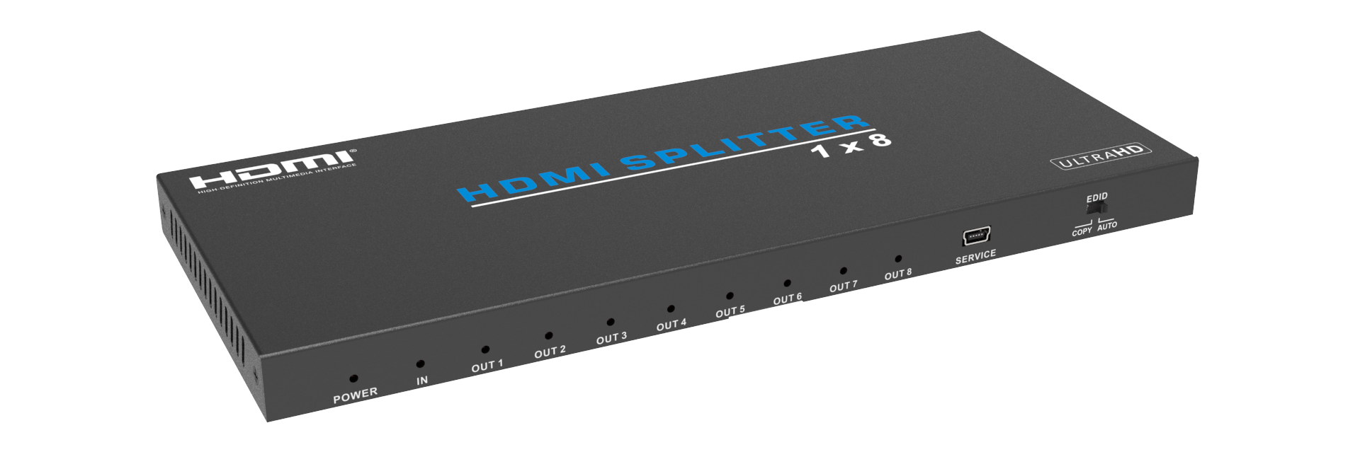 1x8 4K60 HDMI Splitter – Redshift