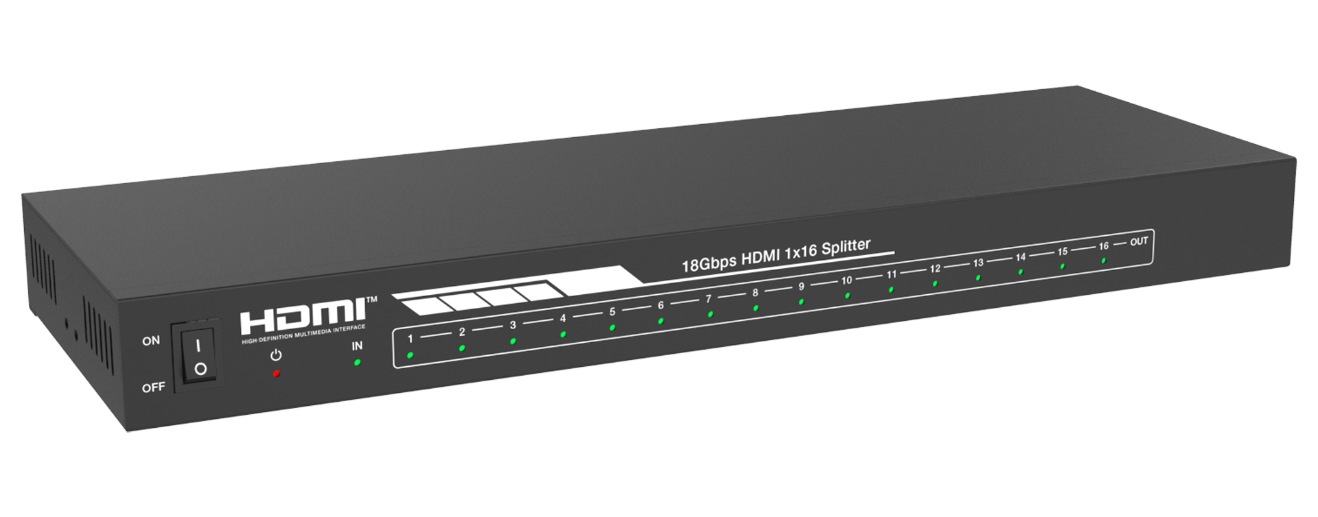 1x16 4K60 HDMI Splitter – Redshift