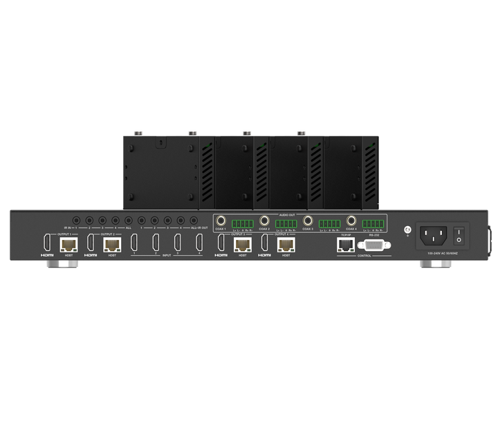 4x4 HDMI 2.0 Matrix over HDBaset 150M